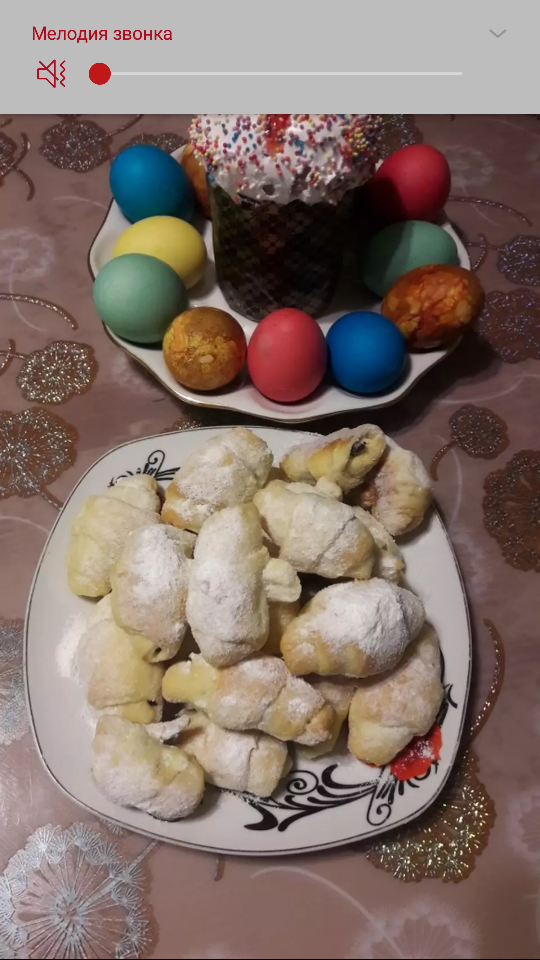 Рогалики с изюмом