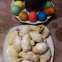 Рогалики с изюмом