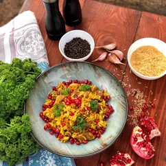 Плов с гранатом 🍚