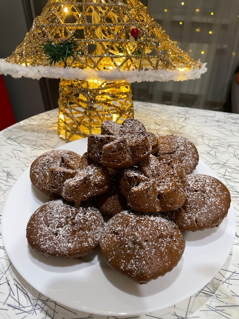 Шоколадные кексики