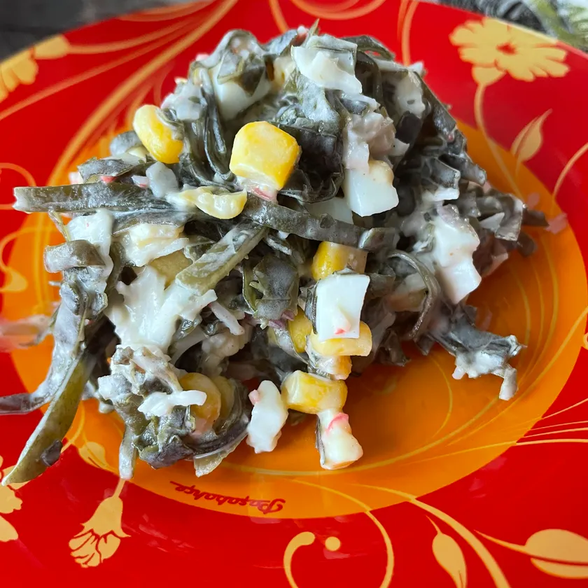 Салат из морской капусты