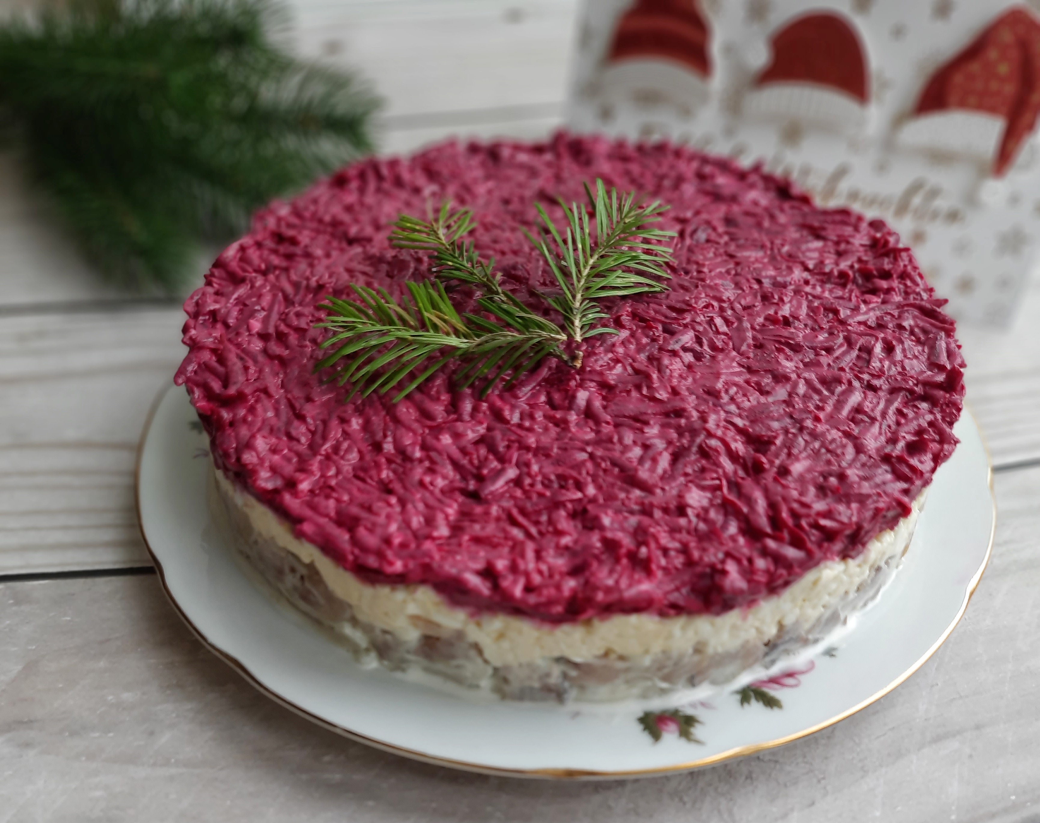 Селедка под шубой на Новый год. Новогодние рецепты