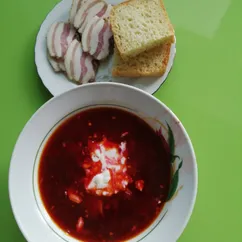 Свекольник с мясом