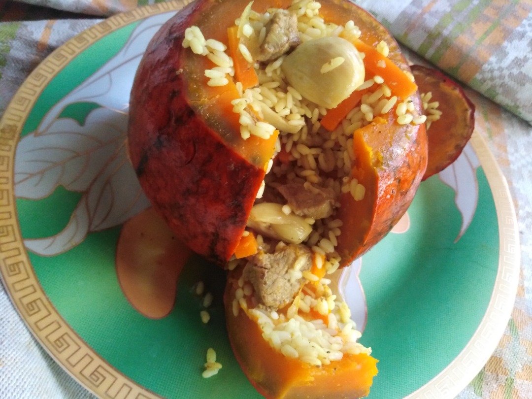 Плов в тыкве