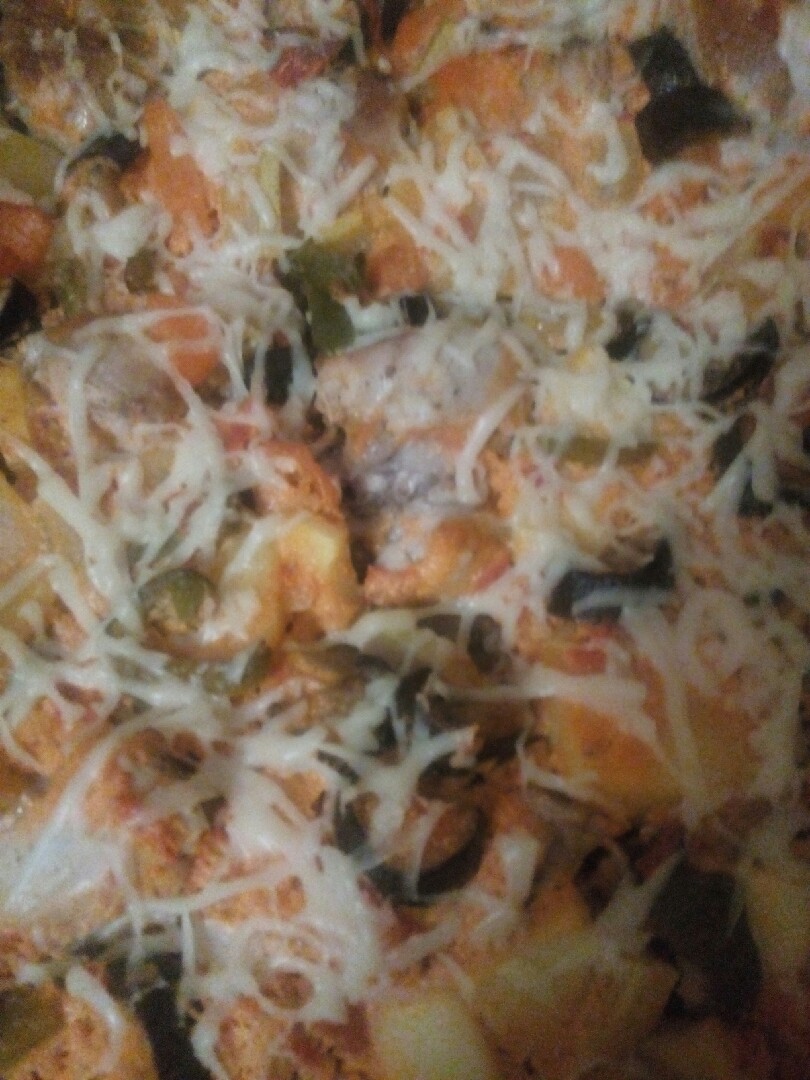 Куриная грудка с овощами в духовке