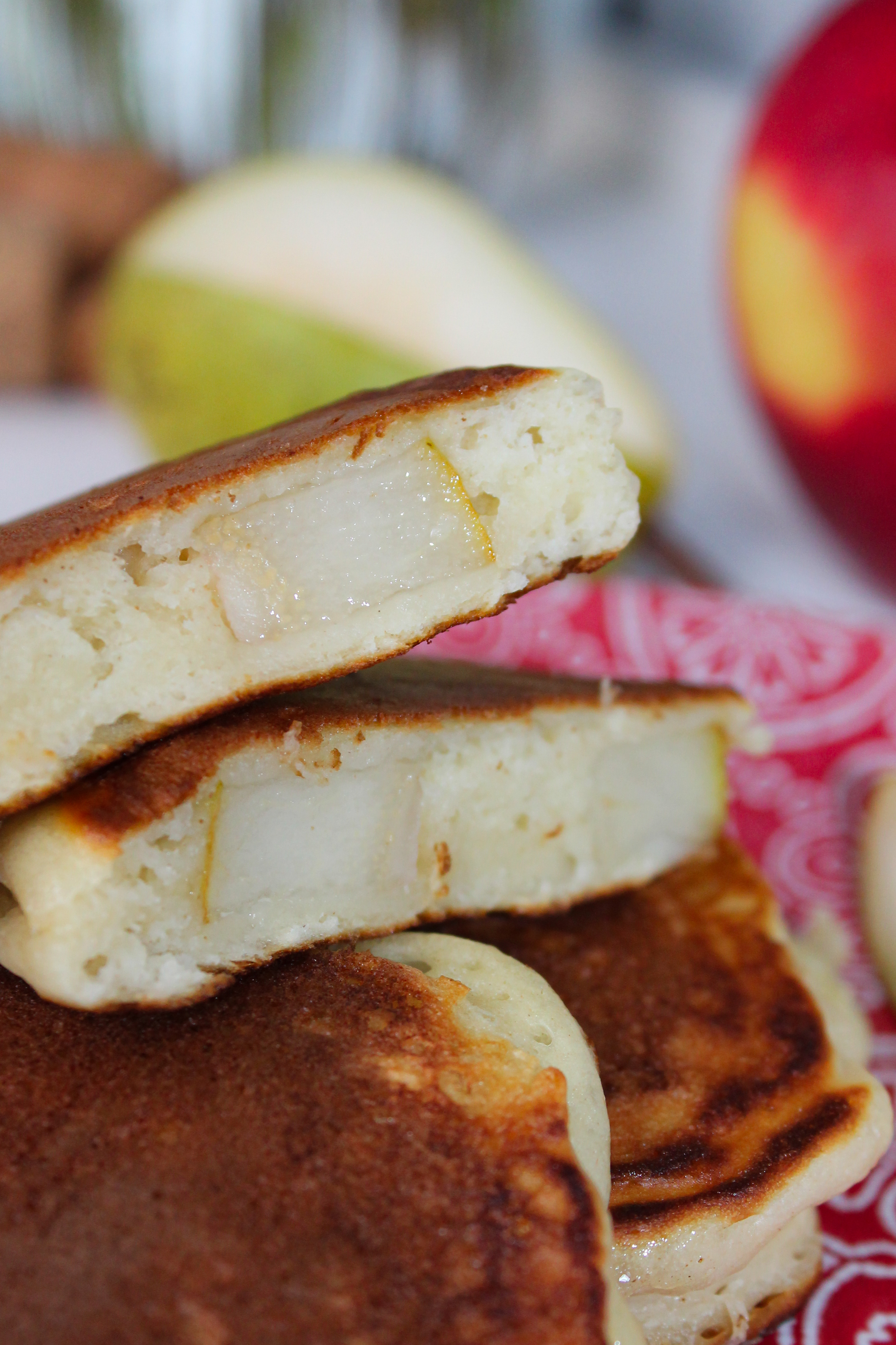 Яблочные кольца в тесте или яблочные оладьи