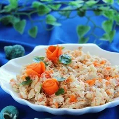 Салат из рыбы с морковью «Раковые шейки»