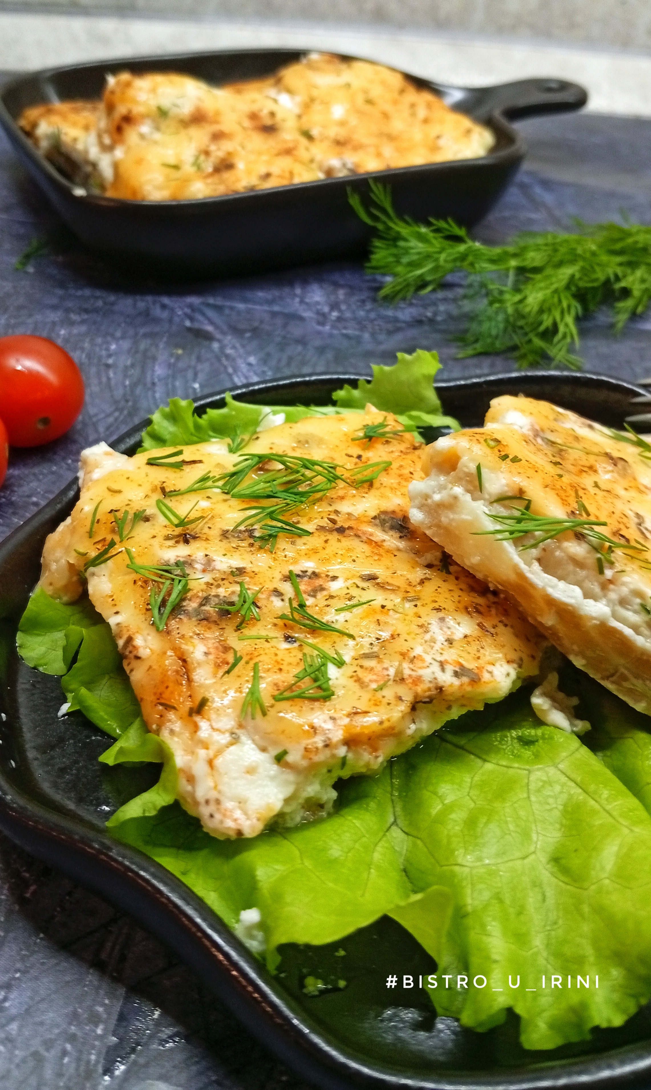 Филе минтая в сметане в духовке