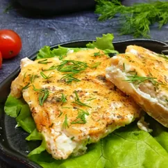 Филе минтая в сметане в духовке