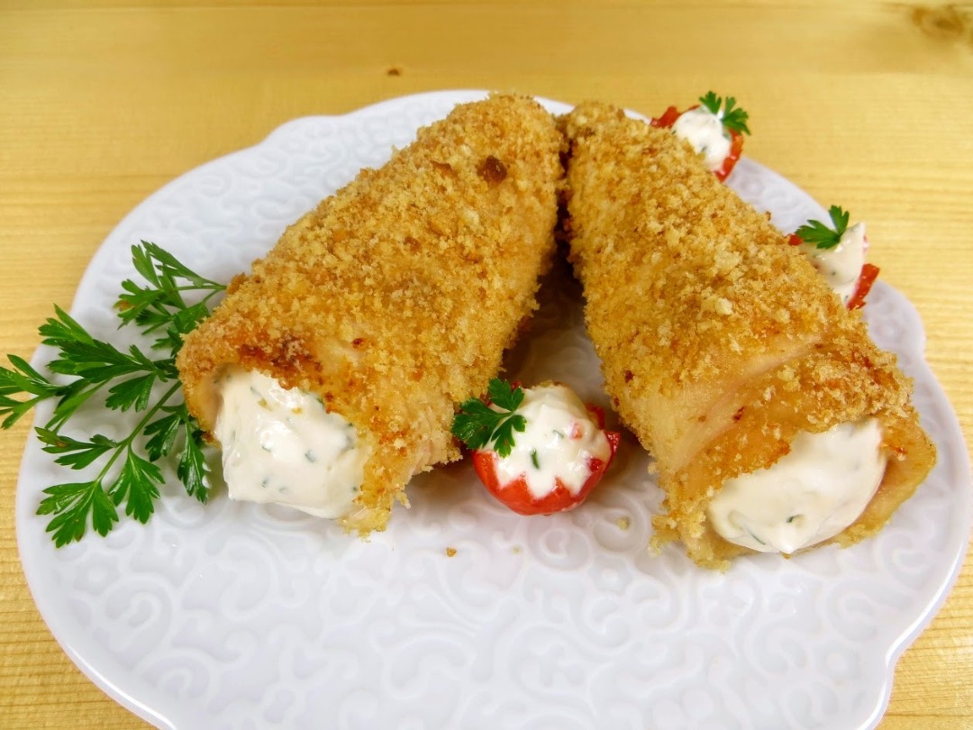 Гости ахнут от этой закуски!!! Куриные трубочки с кремом