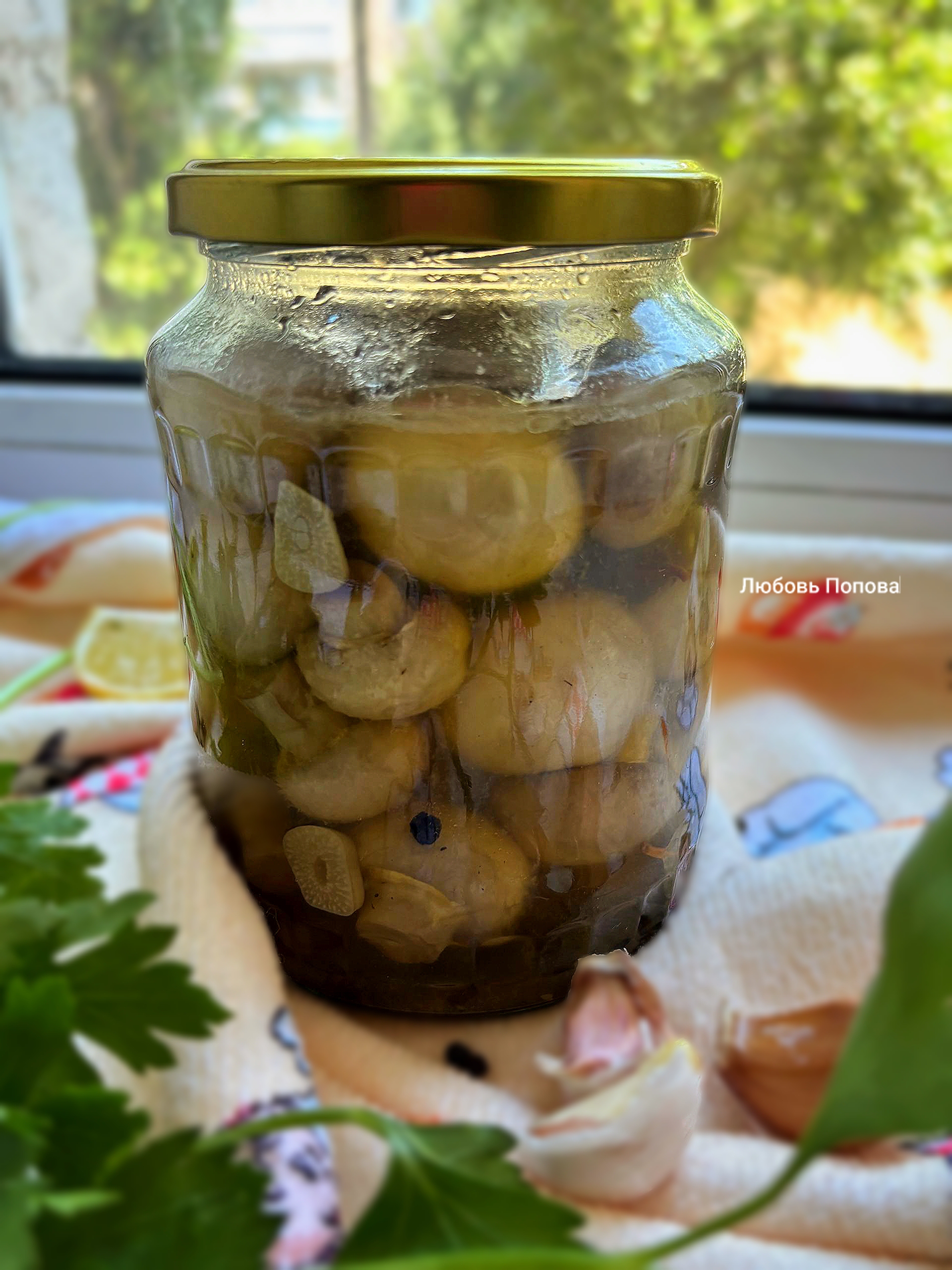 Маринованные шампиньоны быстрого приготовления