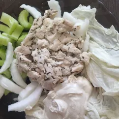 Рубленая куриная котлетка