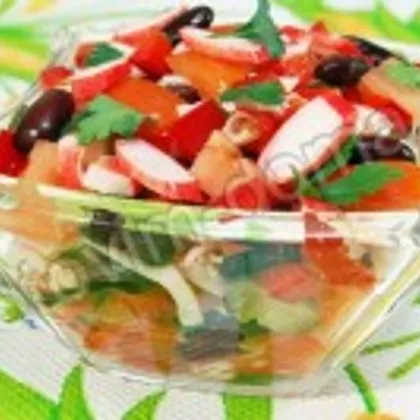 Салат из тунца с болгарским перцем