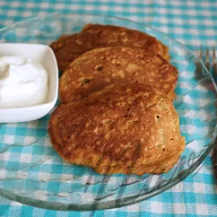 Оладьи из кабачковой икры ржаные