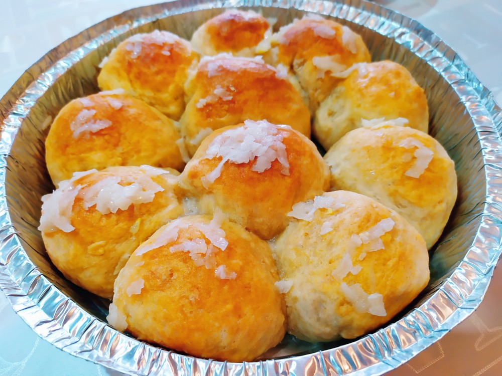 Пампушки с чесноком к борщу