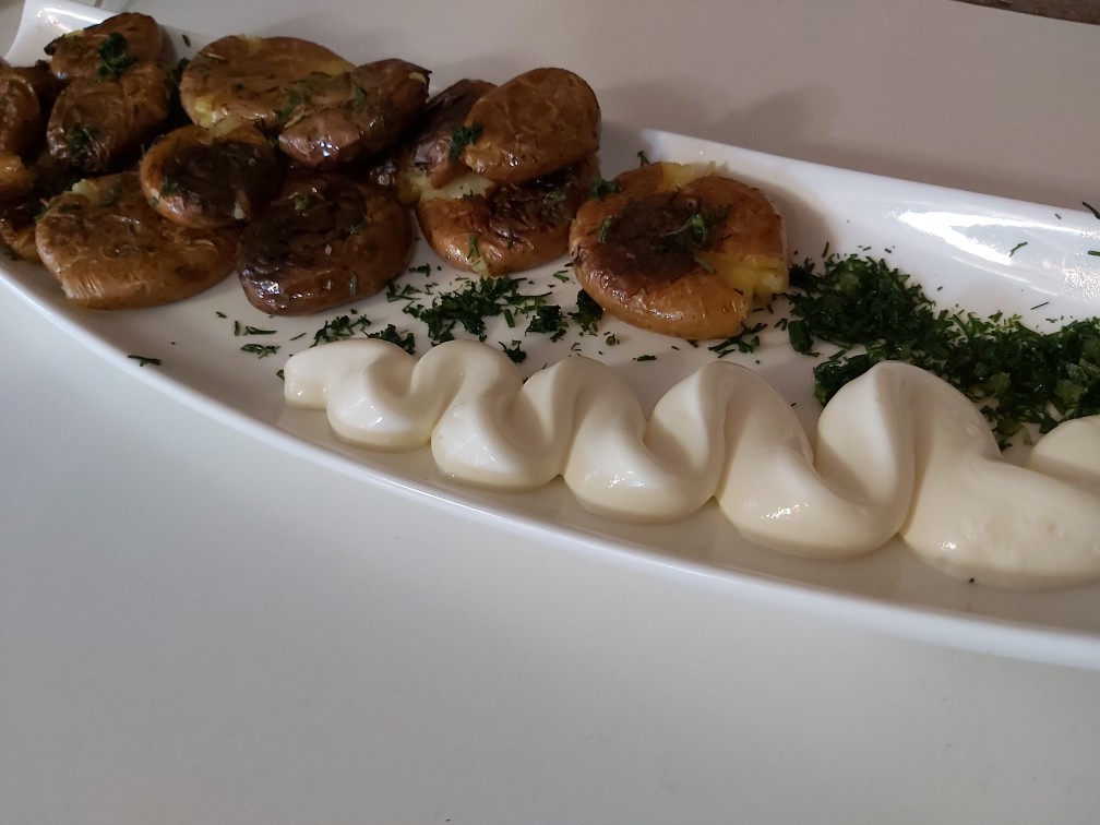 🌿Запечённый картофель со сметаной