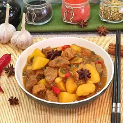 Картофель с мясом по-китайски