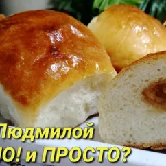 Сдобные булочки (пирожки) с яблочной начинкой