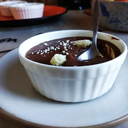 Шоколадно-кофейный десерт на кокосовом молоке