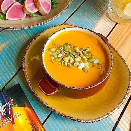 Тыквенный крем-суп с корицей