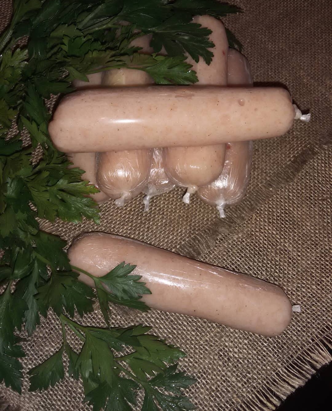 Куриные сосиски с сыром