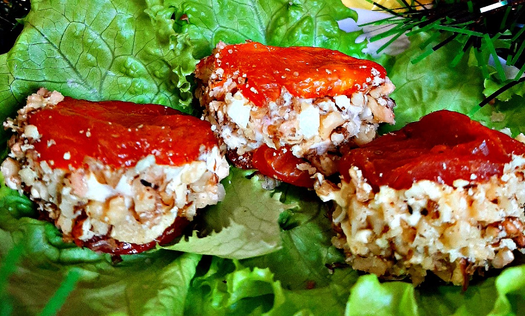 Закуска из фаршированной кураги