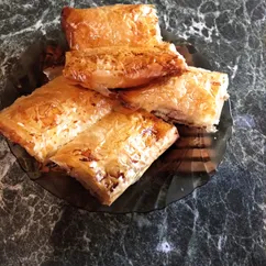 Слоеная самса из теста фило