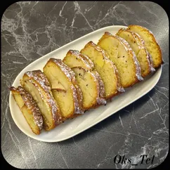 Кекс с яблоками