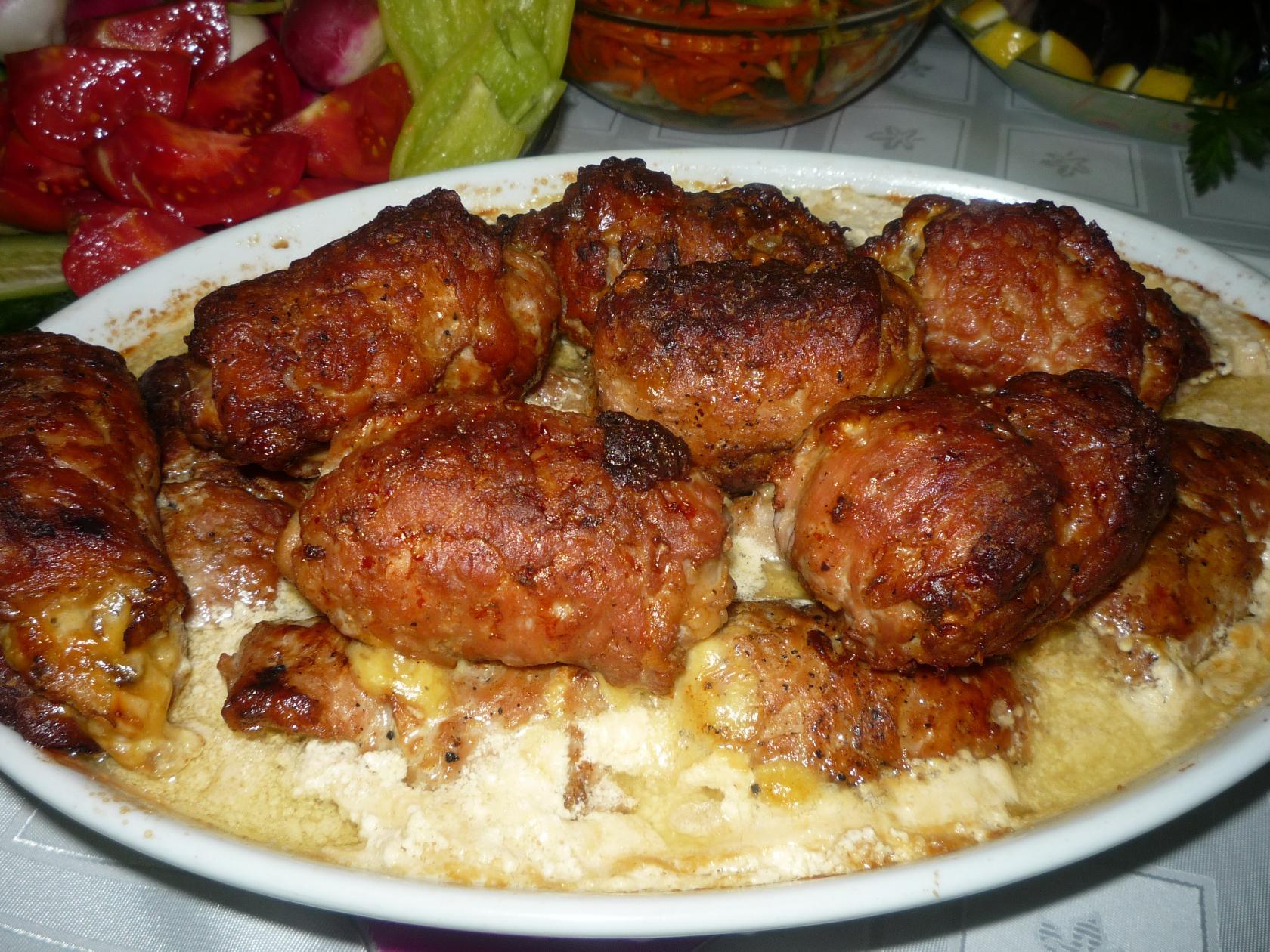 Мясные рулеты на праздничный стол