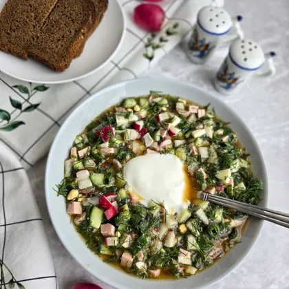 Окрошка на квасе