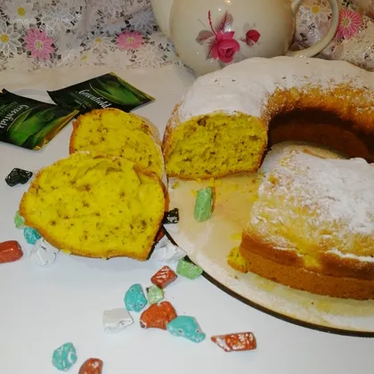 Тыквенно-апельсиновый кекс с грецкими орехами