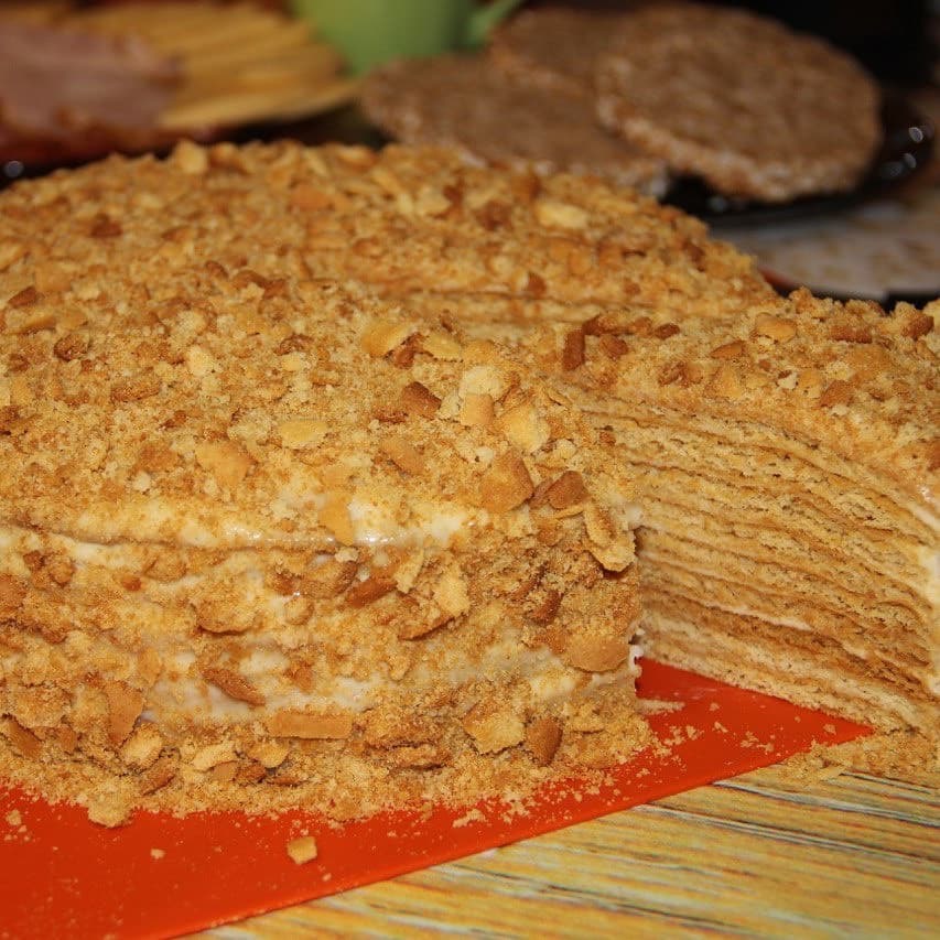 Торт-медовик «Рыжик» — рецепт с фото пошагово