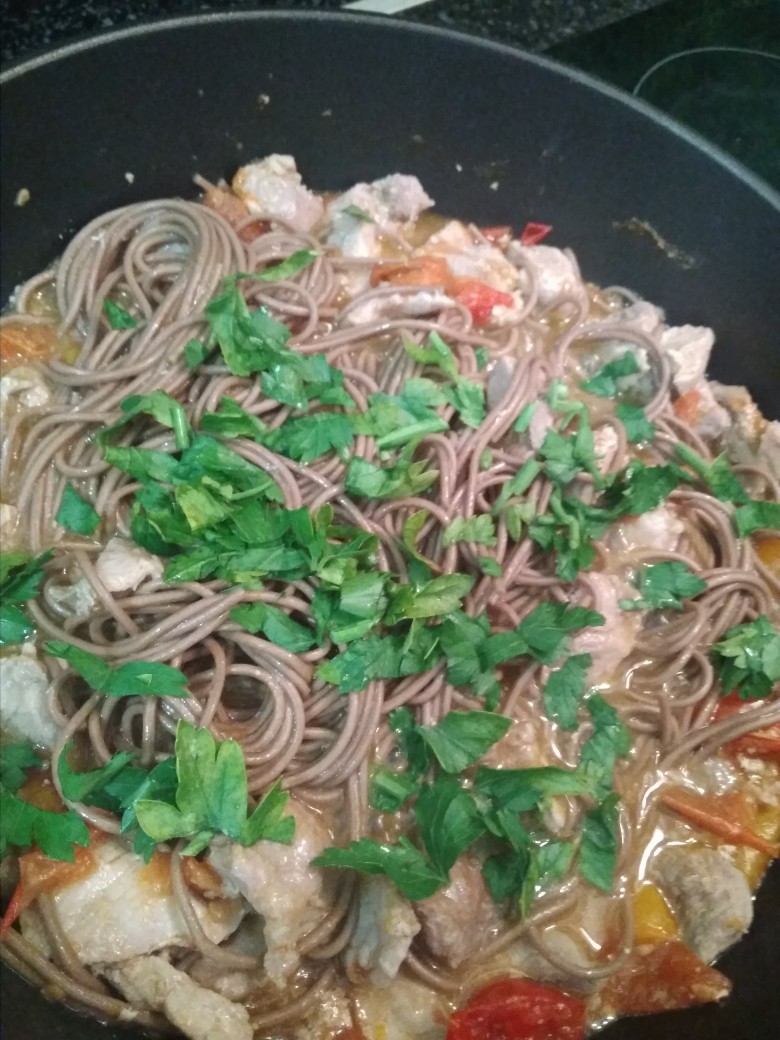 Лапша "Соба" с мясом