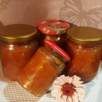 Аджика из кабачков классическая