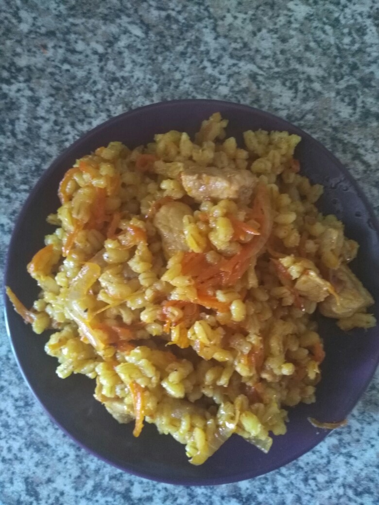 Перловка со свининой