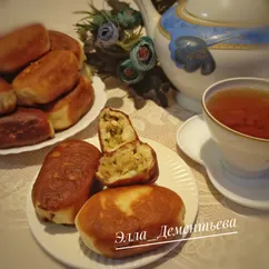 Пирожки с капустой и яйцом