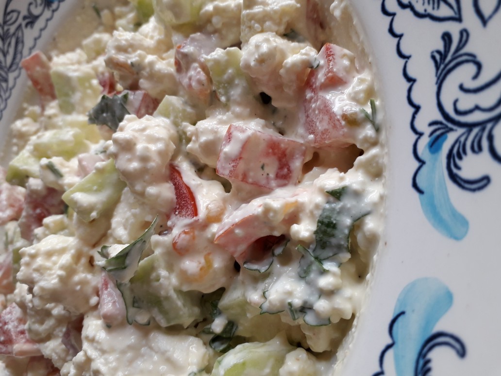 Салат с творогом🥗