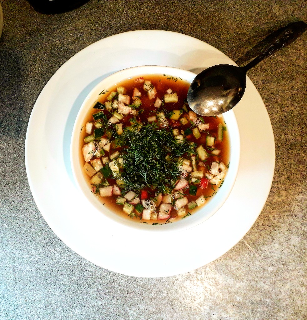 Окрошка с квасом