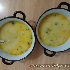 Рыбный суп с сыром