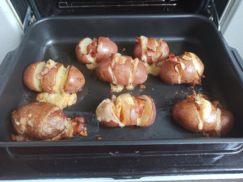 🥔Картошка в беконе с сыром и чесноком🥓