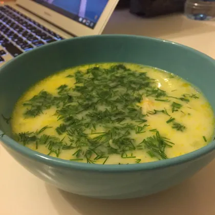 Сырный суп от мамы