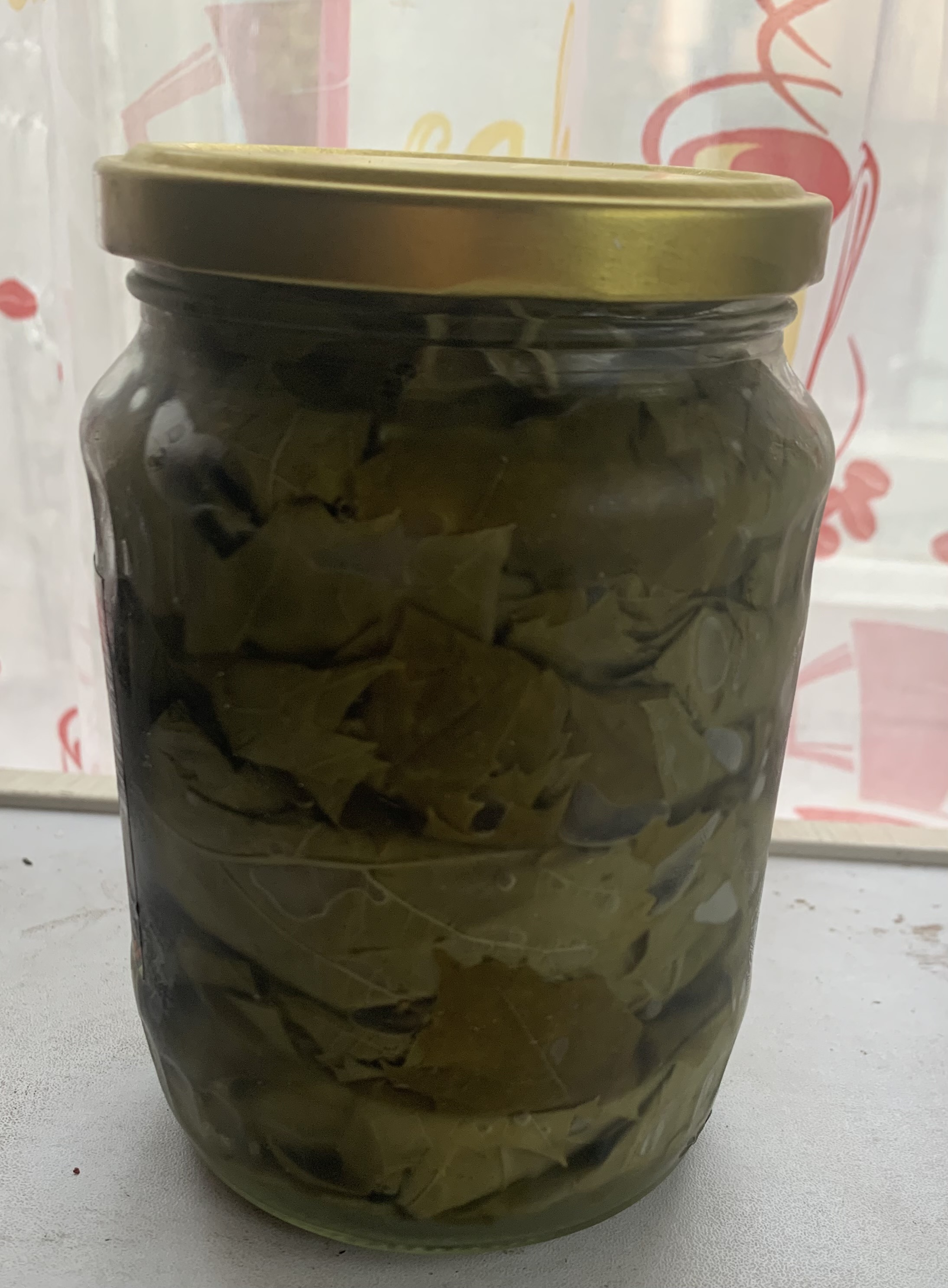 Маринованные листья винограда для долмы