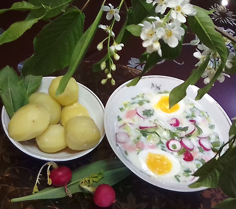 Окрошка вприкуску