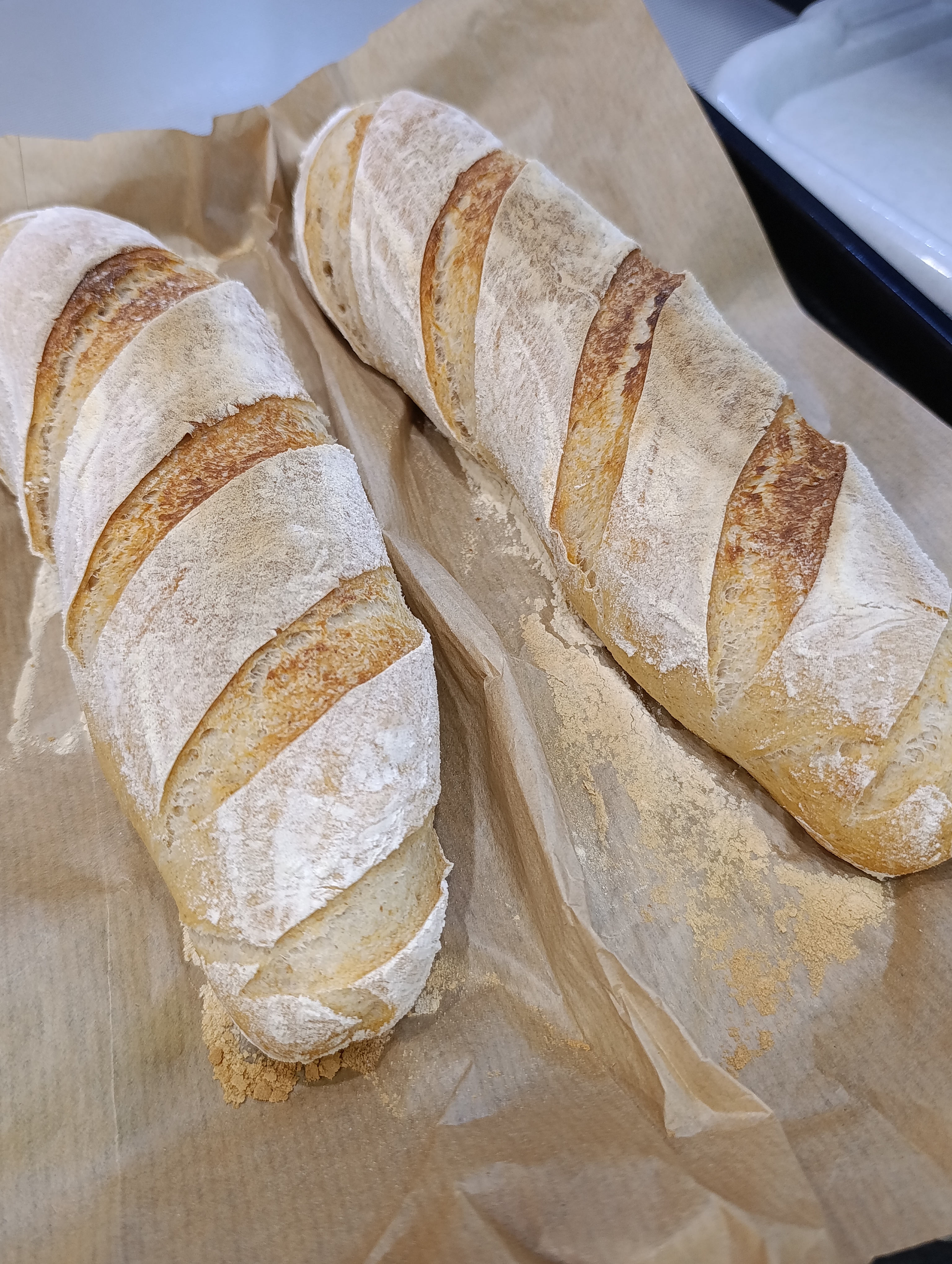 Багеты на закваске Левито Мадре 