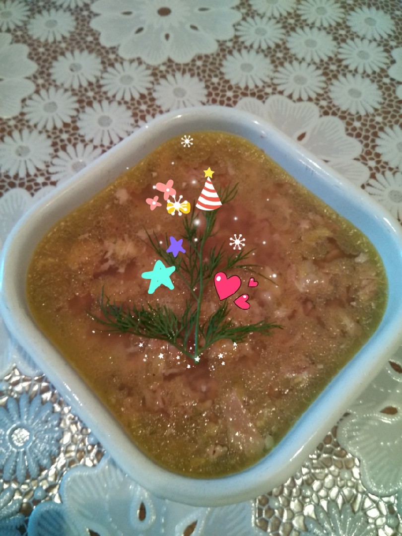 Холодец из индейки и курочки "Новогодний"🎄