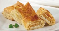 Конвертики с творогом и фруктами
