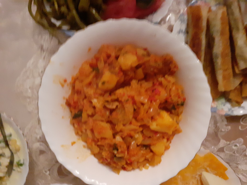 Тушеная капуста с мясом