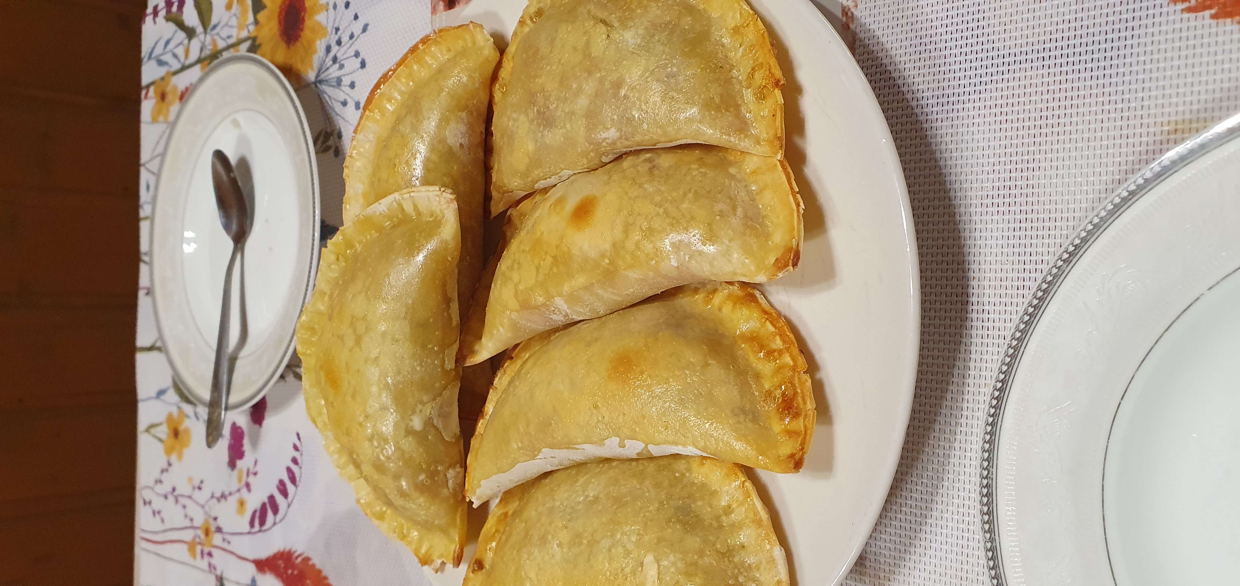 Чебуреки в духовке без масла