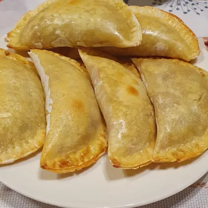 Чебуреки с тыквой в духовке без масла