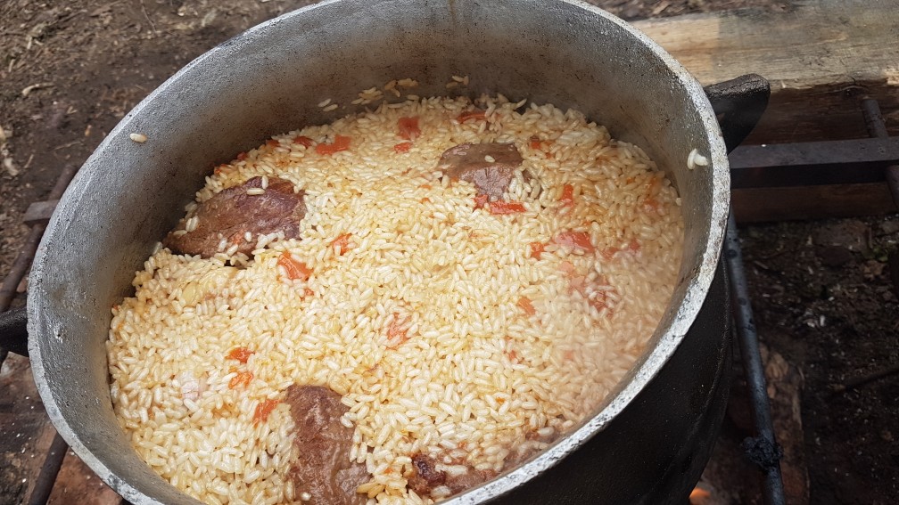 Плов на костре